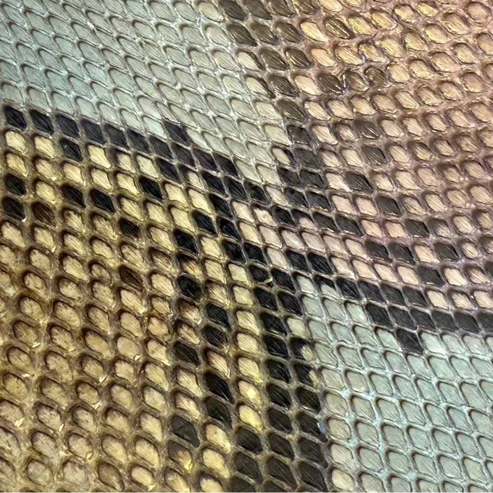 NWT RARE Perrin Snakeskin clutch